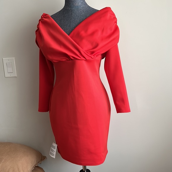 ASOS RED MINI DRESS - Picture 5 of 8